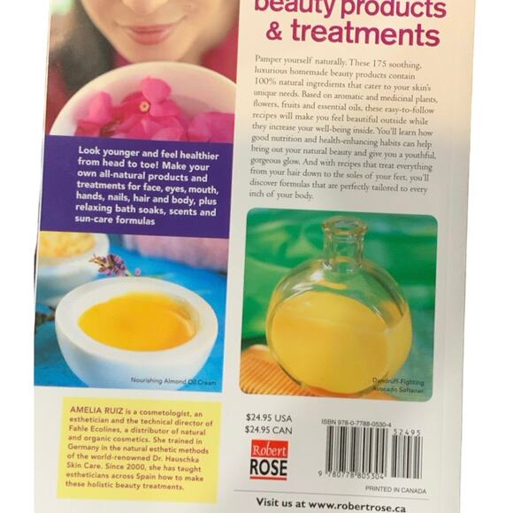 NEW The Complete Guide to Natural Homemade Beauty Products & Treatments BOOK - Picture 4 of 5
